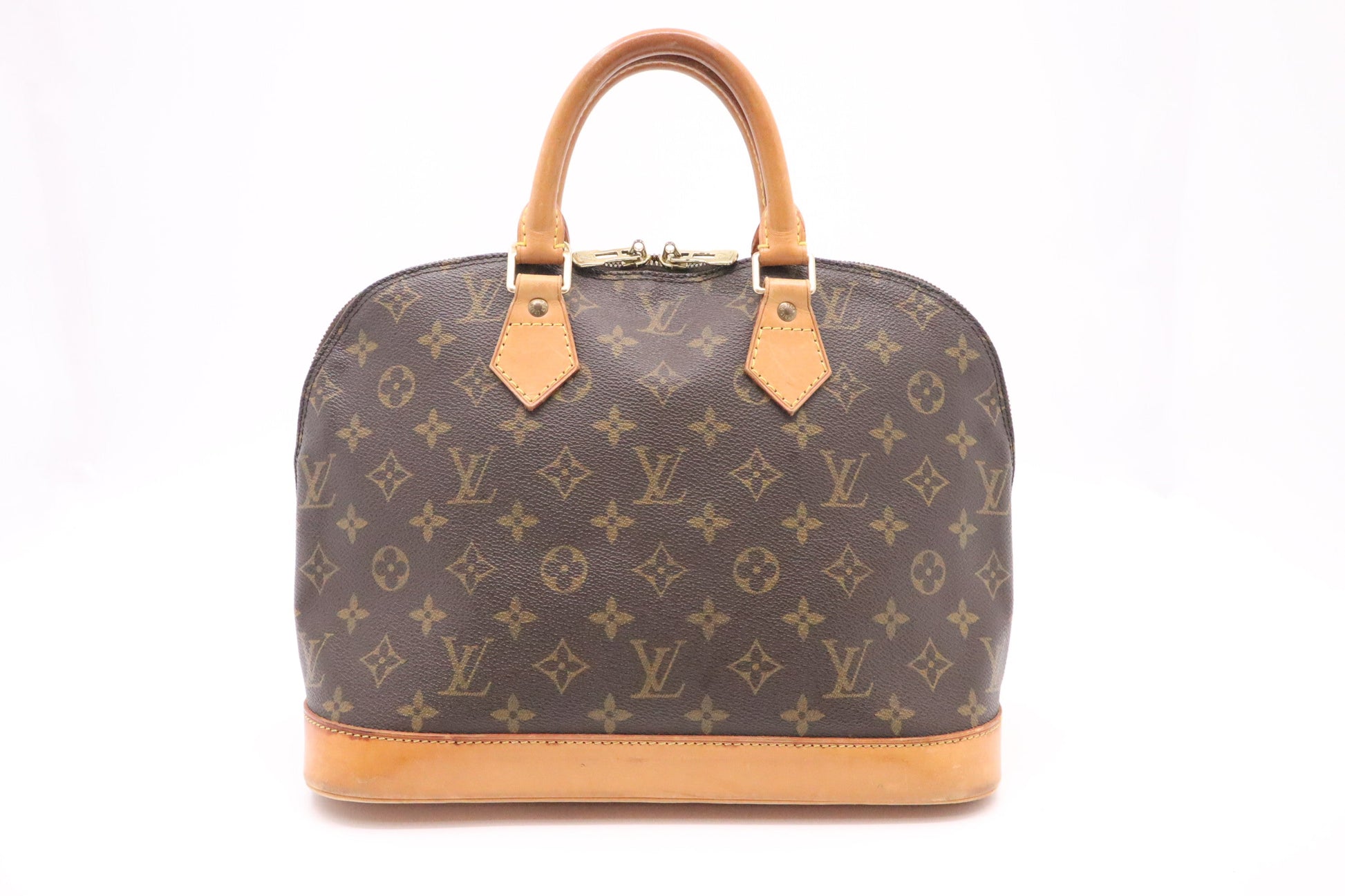 Louis Vuitton Alma PM Monogram Canvas Handbag Canvas 2