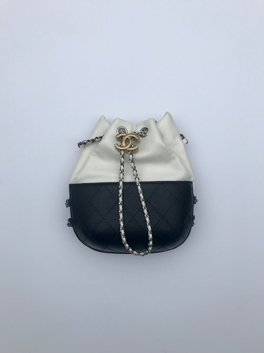 Chanel Bicolor Gabrielle Small Bucket Bag
