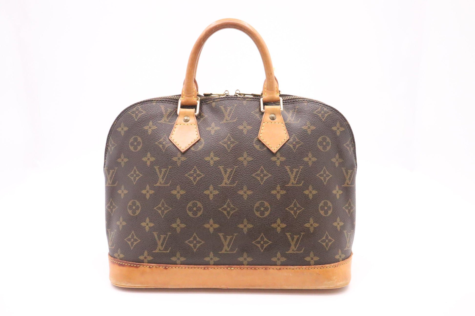 Louis Vuitton Alma PM Monogram Canvas Handbag Canvas 2