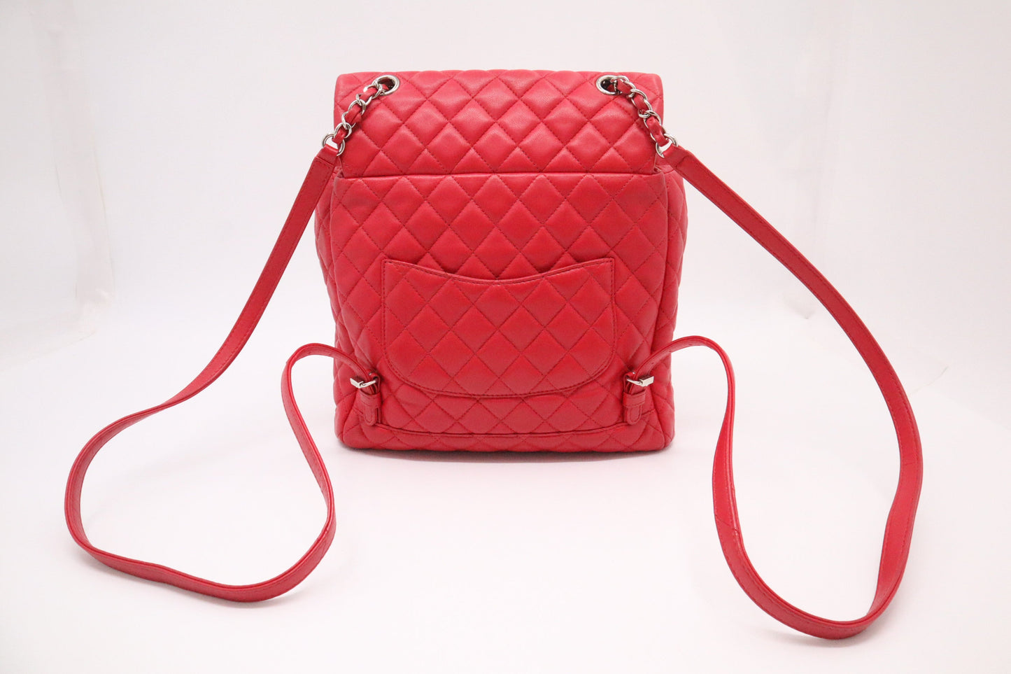 Chanel Urban Spirit Backpack MattelassÃ© Red Leather