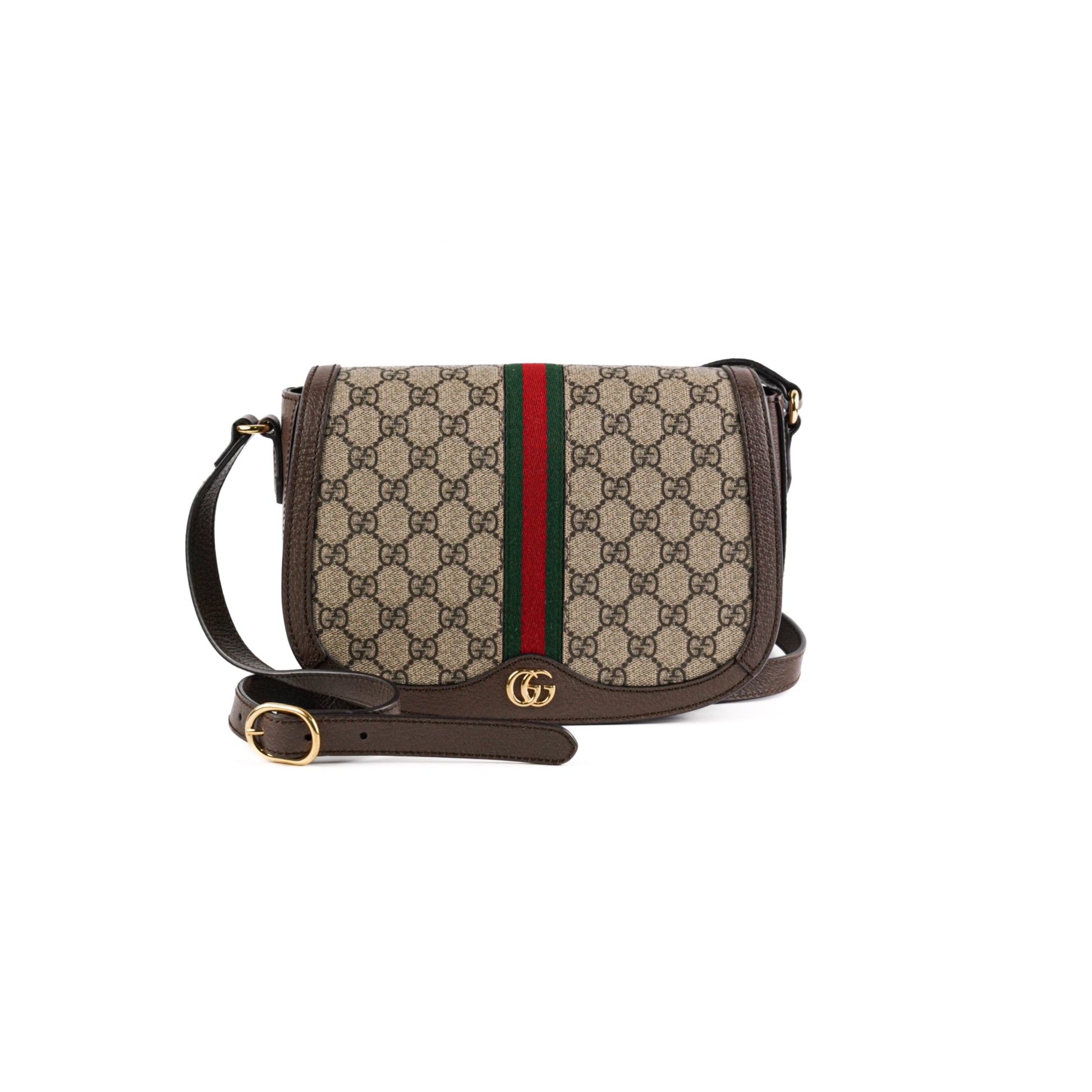 Gucci Item Ophidia Saddle Shoulder Bag Monogram Flap