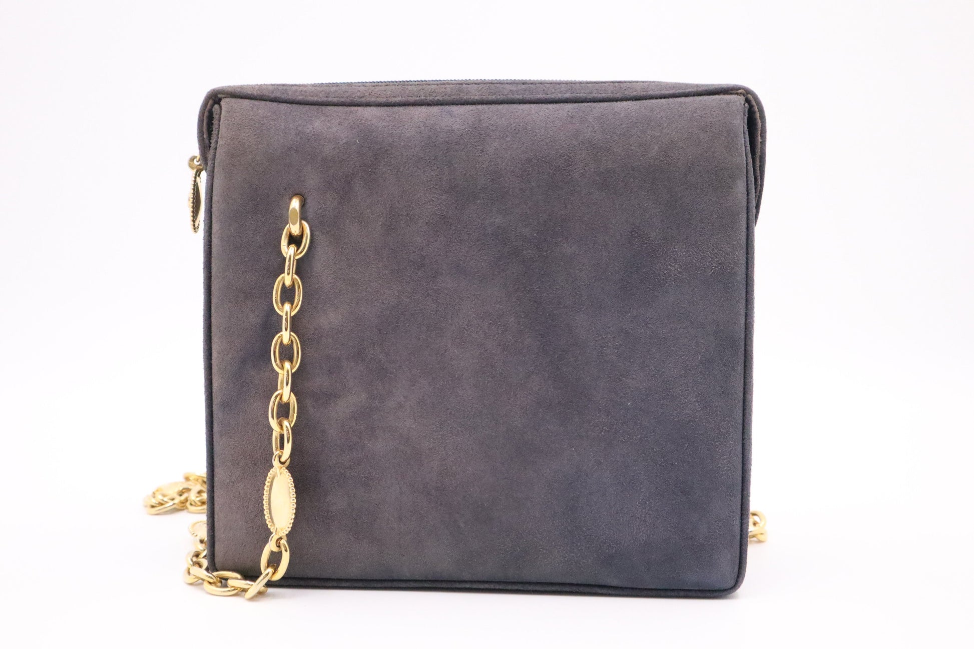 Dior Shoulder Bag In Suede Blue