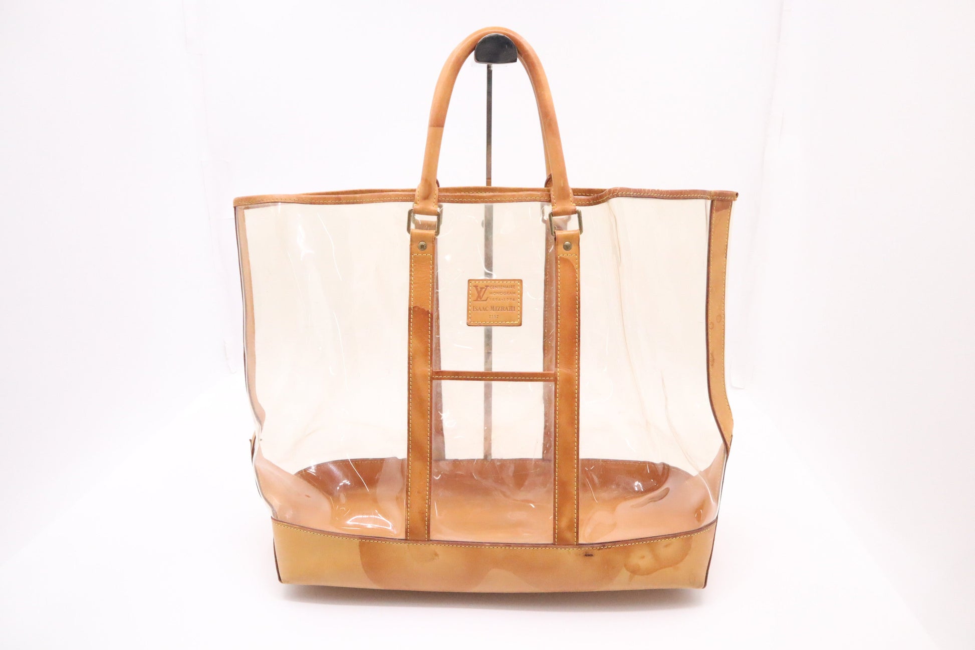 Louis Vuitton LV Is Mizrahi In Clear Vinyl And Leather Travel Bag