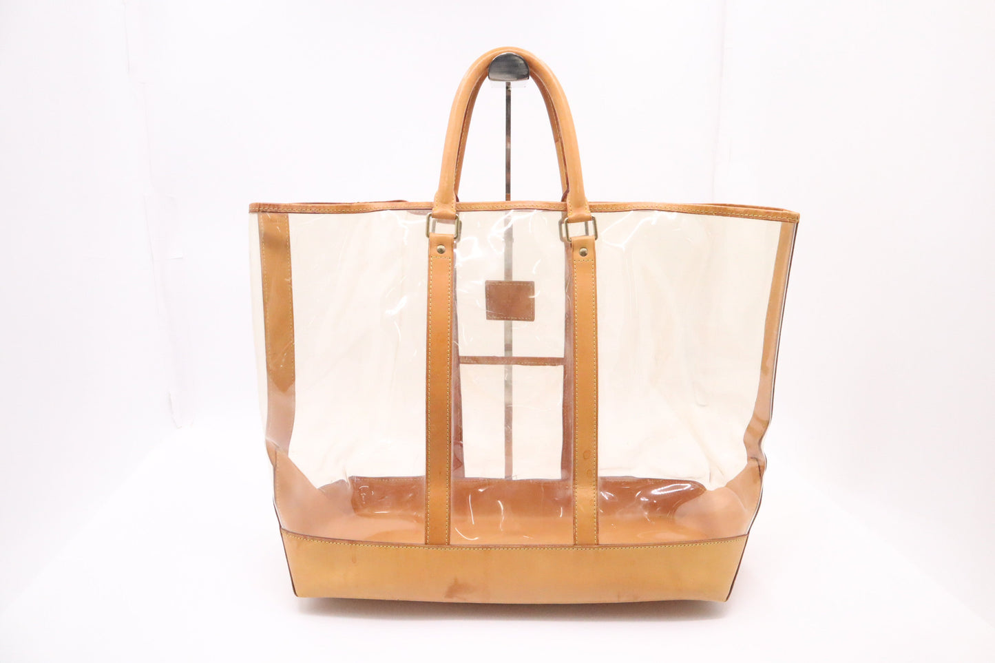 Louis Vuitton Isaac Mizrahi Clear Vinyl Leather Handbag