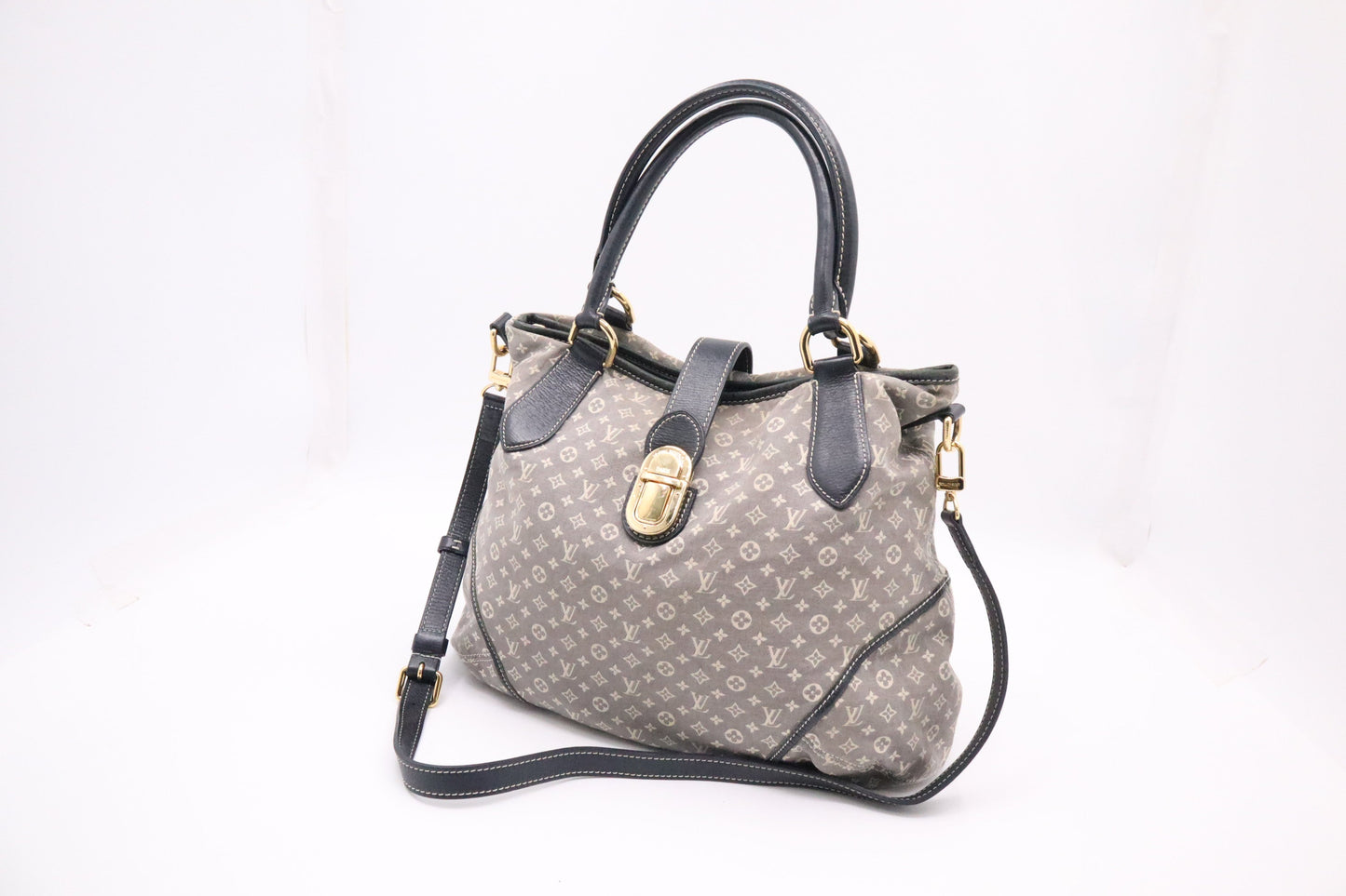 Louis Vuitton Elegie Encre Idylle Monogram Canvas Gray Handbag