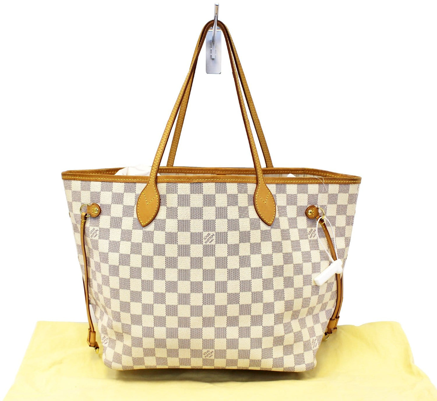 Louis Damier Azur Neverfull Mm Tote Bag Shoulder Bag