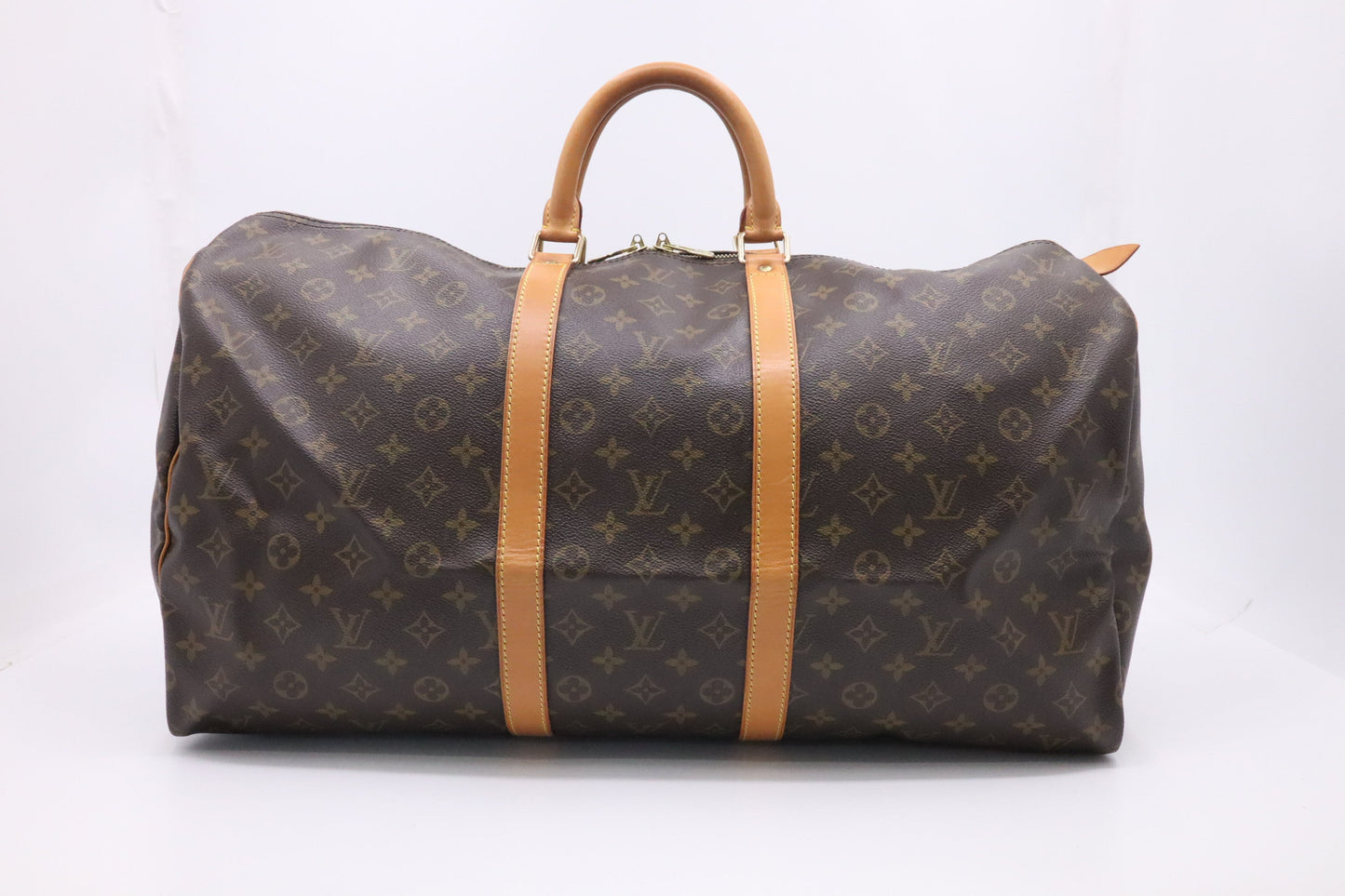 Louis Vuitton Keepall 55 Monogram Canvas Travel Bag Monogram Canvas
