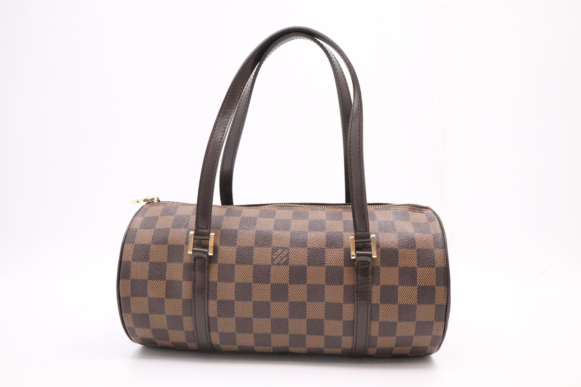 Louis Vuitton Papillon 30 Ebene Damier Canvas Handbag