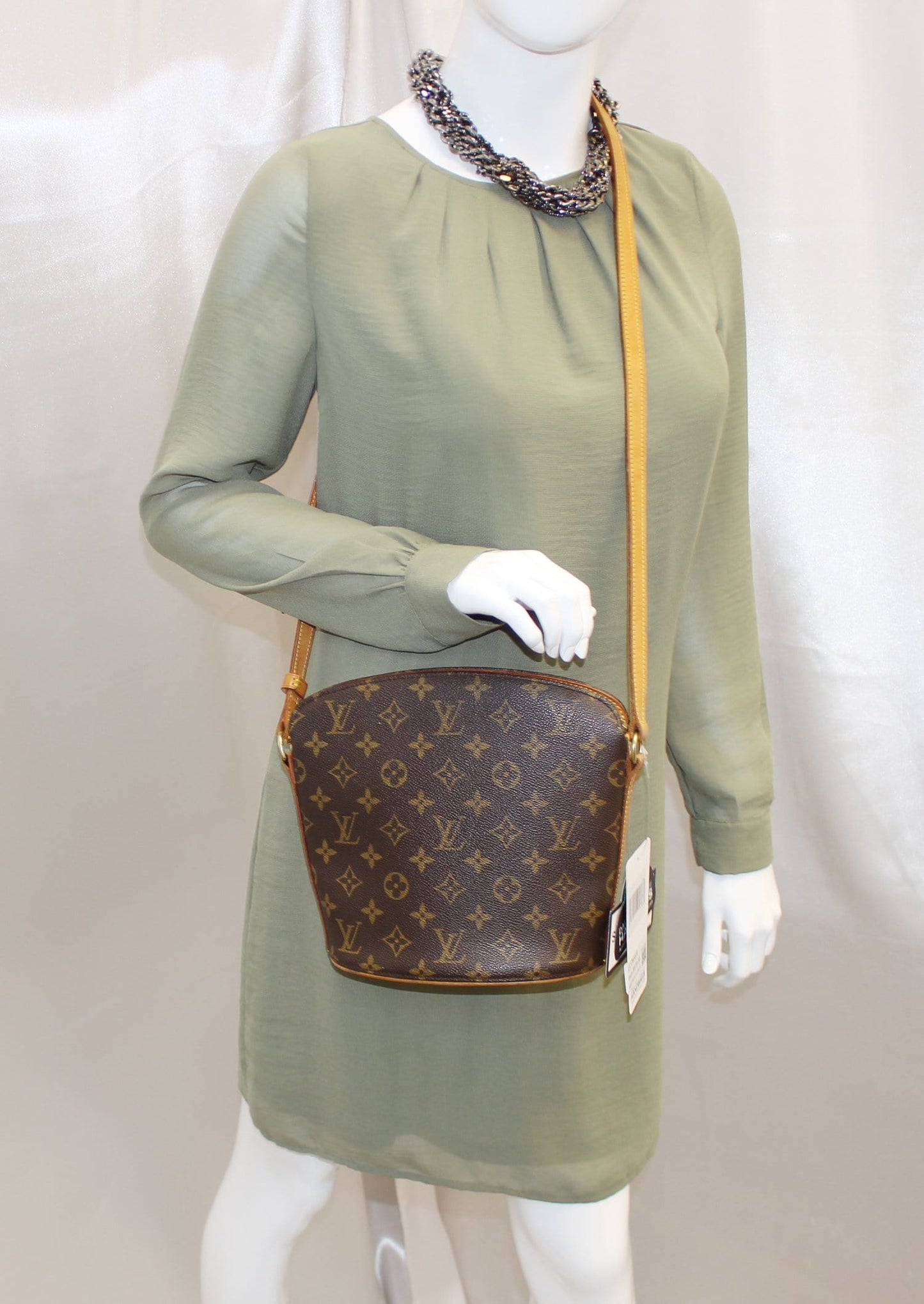 Louis Drouot Crossbody Bag Canvas Monogram