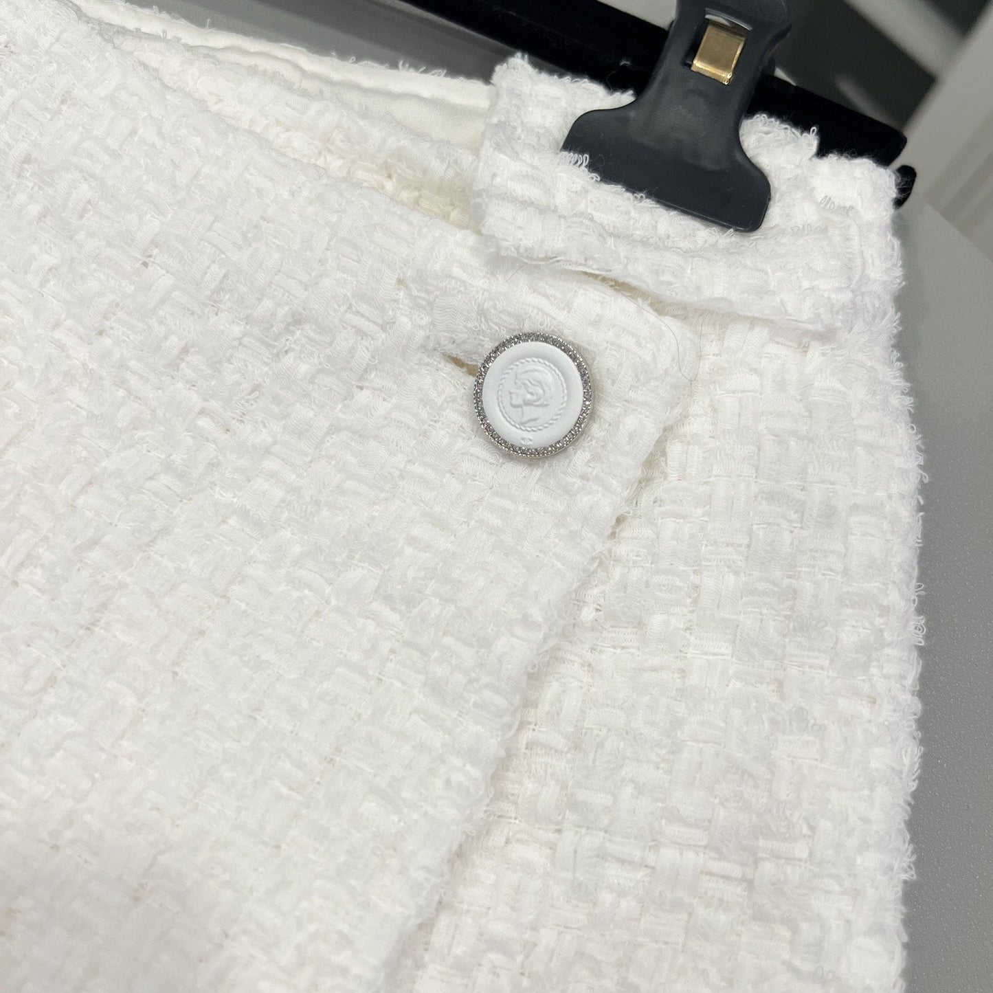Chanel 25S Tweed Skorts In White Cotton And Polyamide ( ) Bag