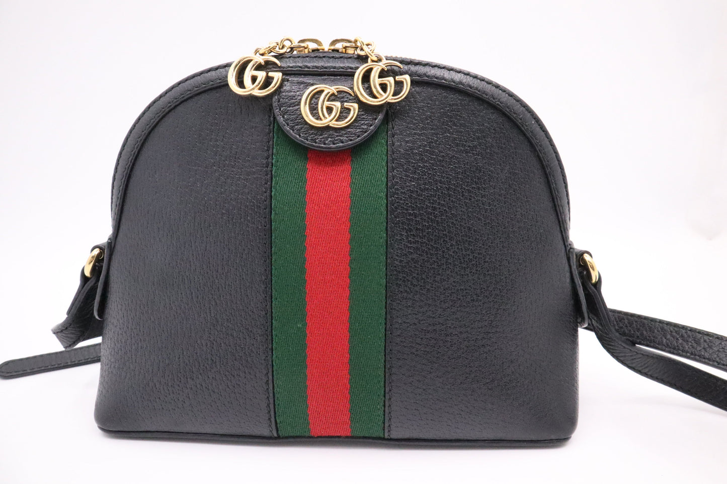 Gucci Ophidia Leather Black Crossbody Bag
