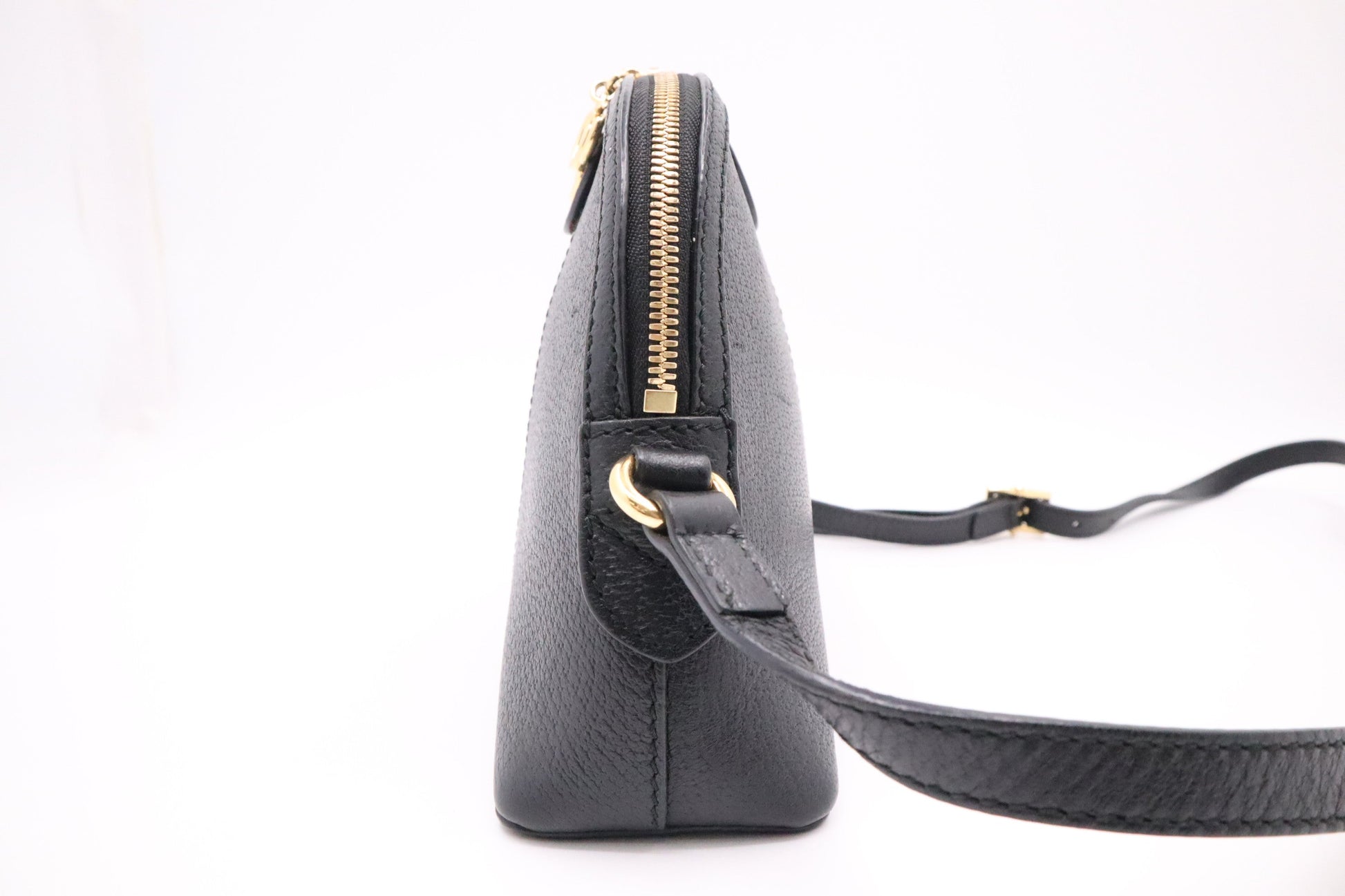 Gucci Ophidia Leather Black Crossbody Bag