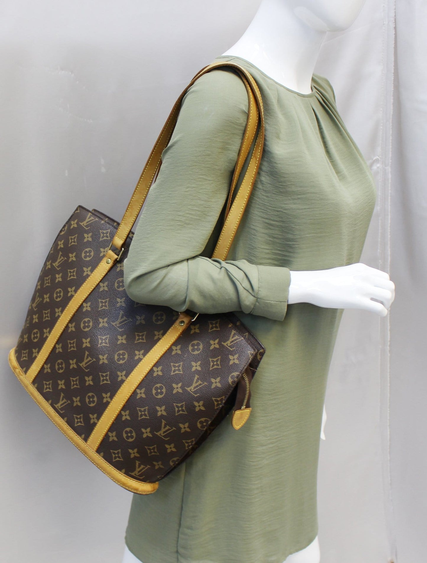 Louis Babylone Tote Bag Canvas Monogram Shoulder Bag