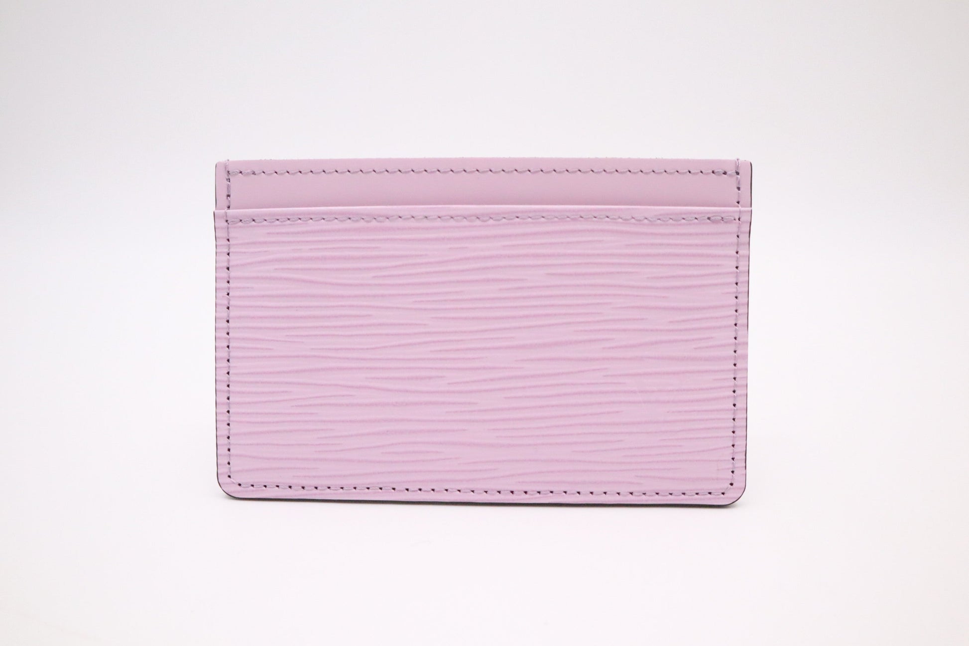 Louis Vuitton Card Lilac Epi Leather Wallet Case