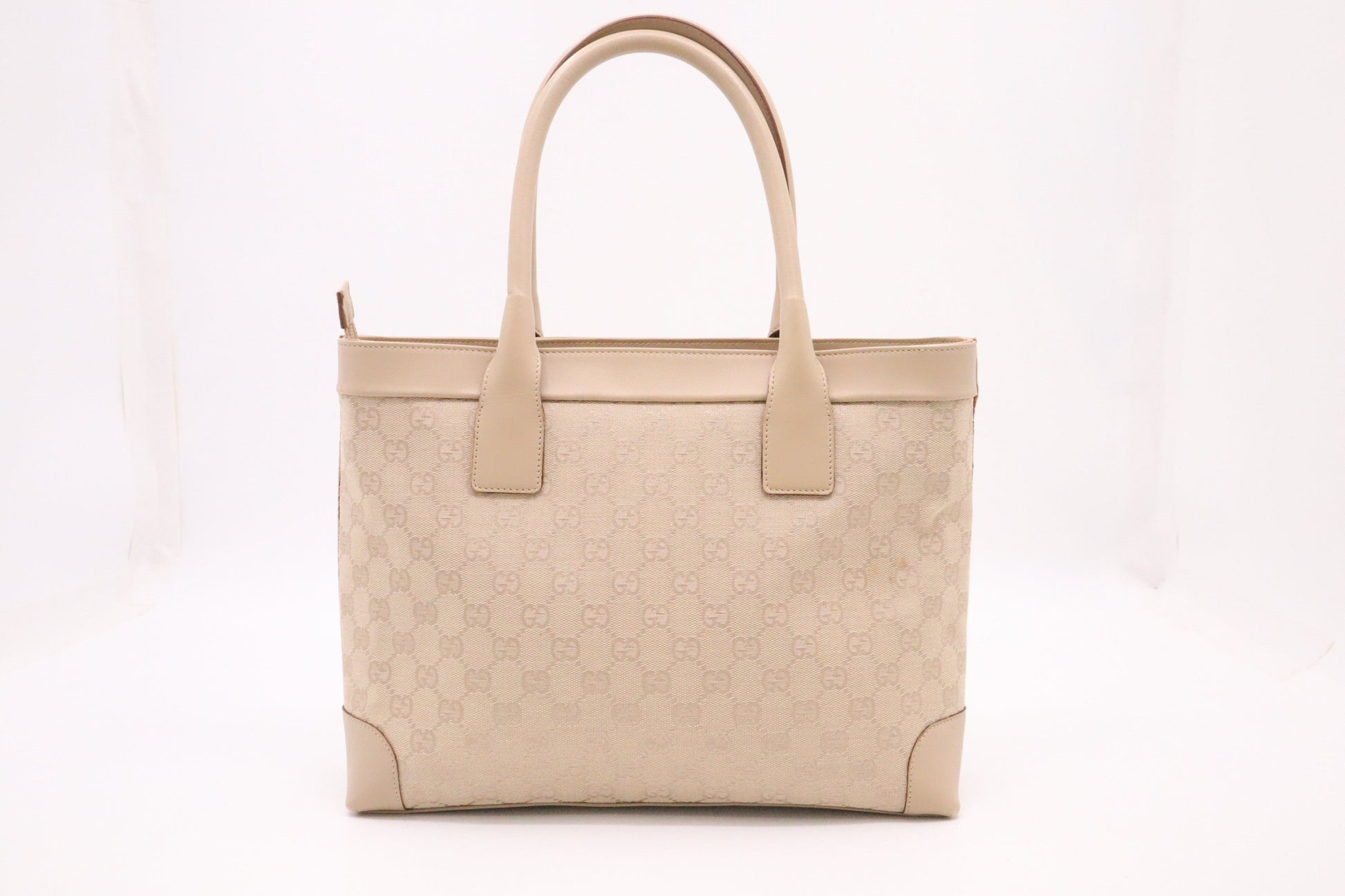 Gucci GG Canvas Beige Shoulder Bag Canvas 1