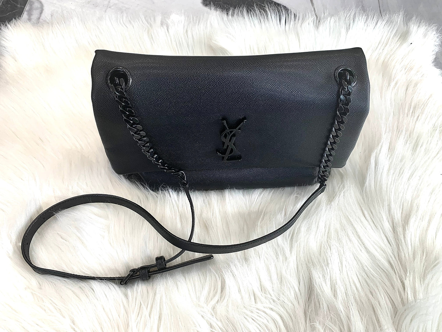 YSL Saint Laurent Yves West Bag Travel Bag