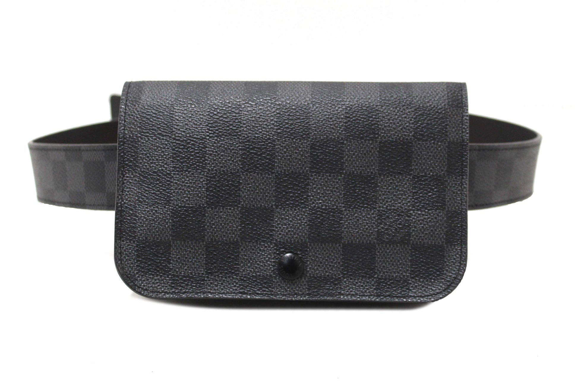 Louis Vuitton Damier Graphite Ceinture Pochette Homme Belt Bag Size 85/34