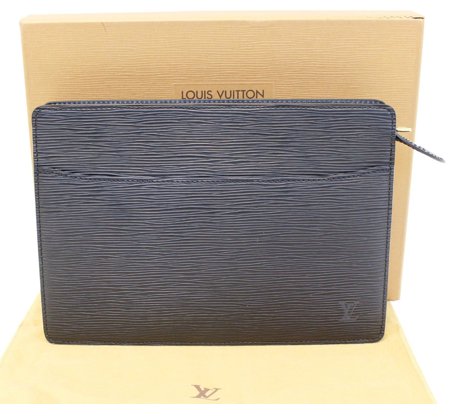 Louis Epi Pochette Homme Clutch Leather Clutch Bag