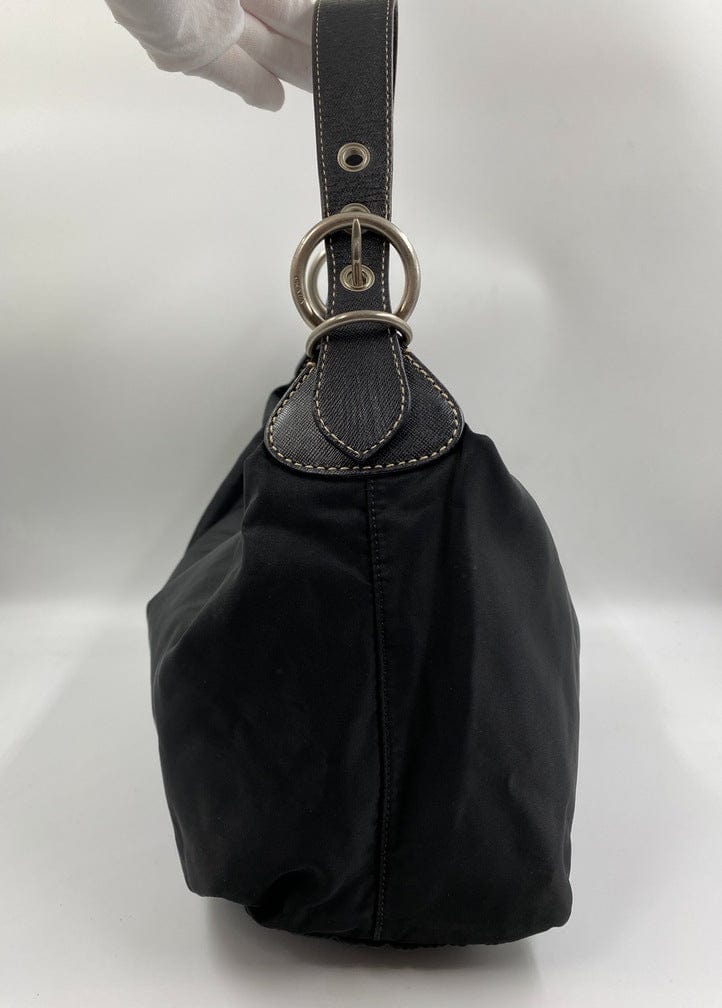 Prada Shoulder Bag Strap Leather Nylon