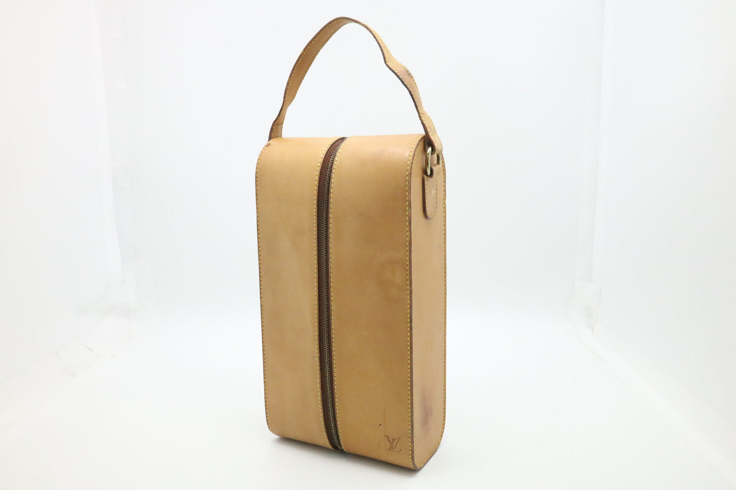 Louis Vuitton Bottle Carrier Nomade Leather Handbag