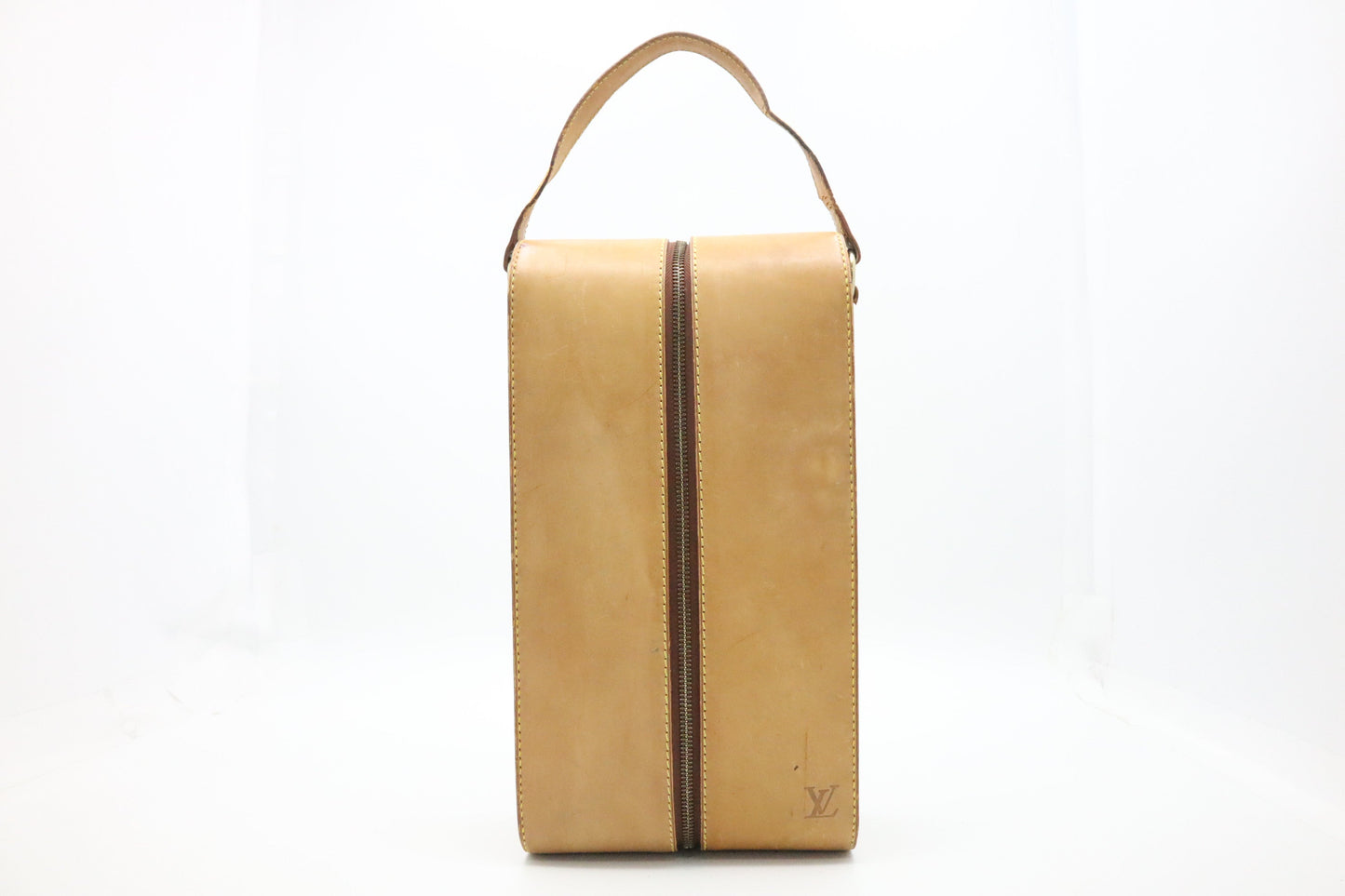 Louis Vuitton Bottle Carrier Nomade Leather Handbag