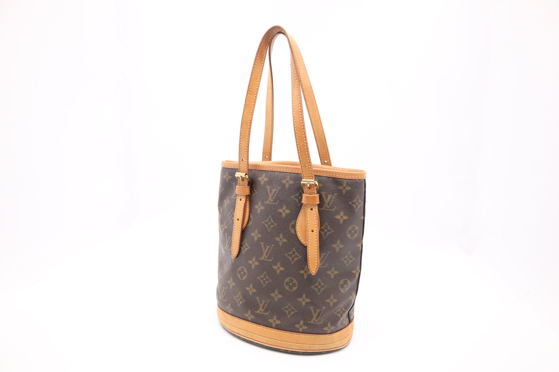 Louis Vuitton Bucket PM Monogram Canvas Bucket Bag Canvas 4