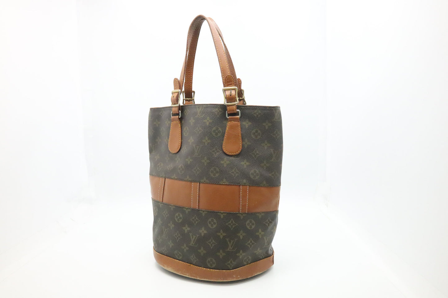 Louis Vuitton French Company Bucket GM Monogram Canvas Bucket Bag Monogram Canvas