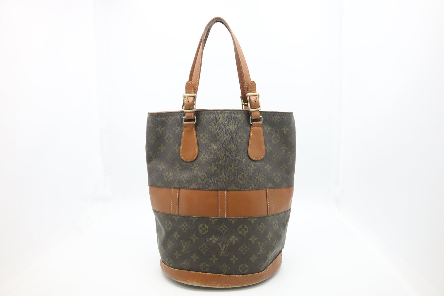 Louis Vuitton French Company Bucket GM Monogram Canvas Bucket Bag Monogram Canvas