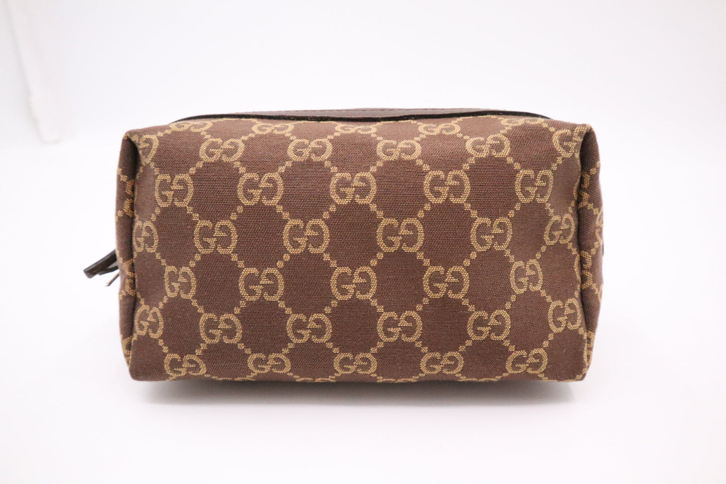 Gucci Pouch GG Canvas Brown Handbag