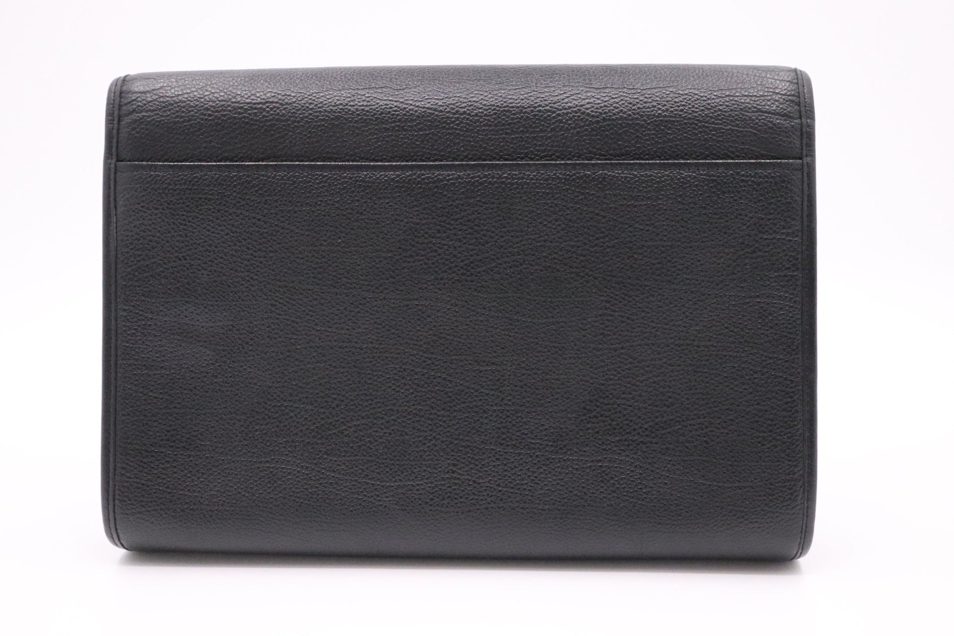 YSL Saint Laurent Clutch In Leather Black Clutch Bag In Black Leather