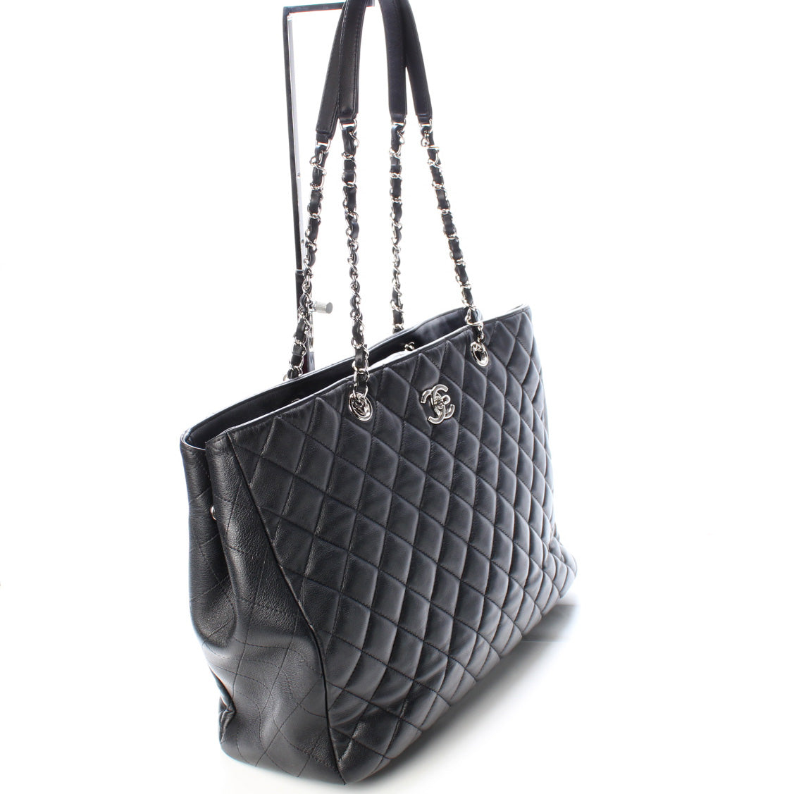 Chanel CC Shopping Lambskin Tote Bag