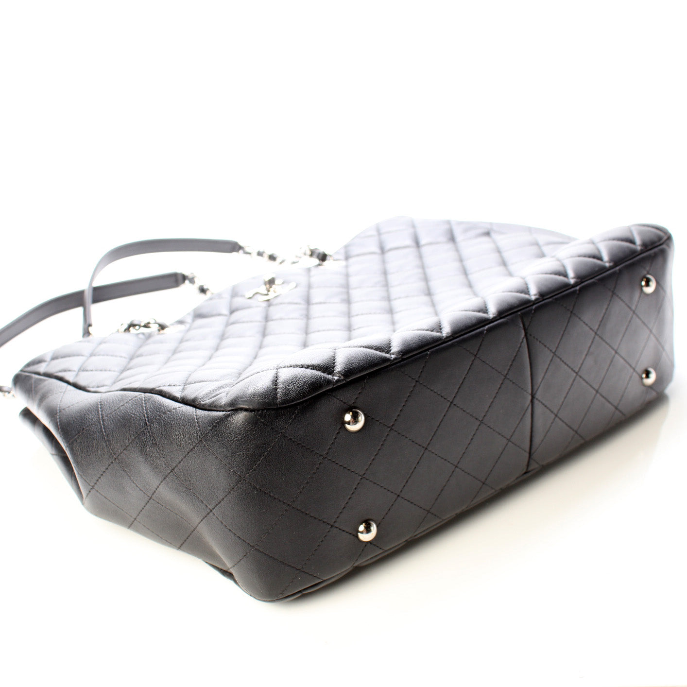 Chanel CC Shopping Lambskin Tote Bag