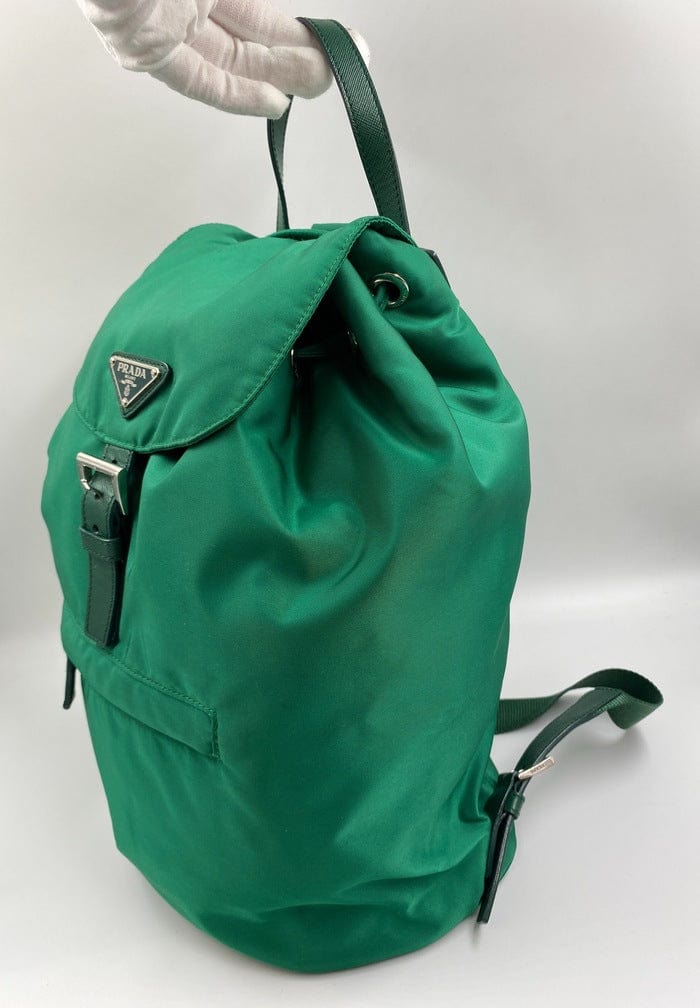 Prada Backpack Nylon Green Nylon Green Backpack
