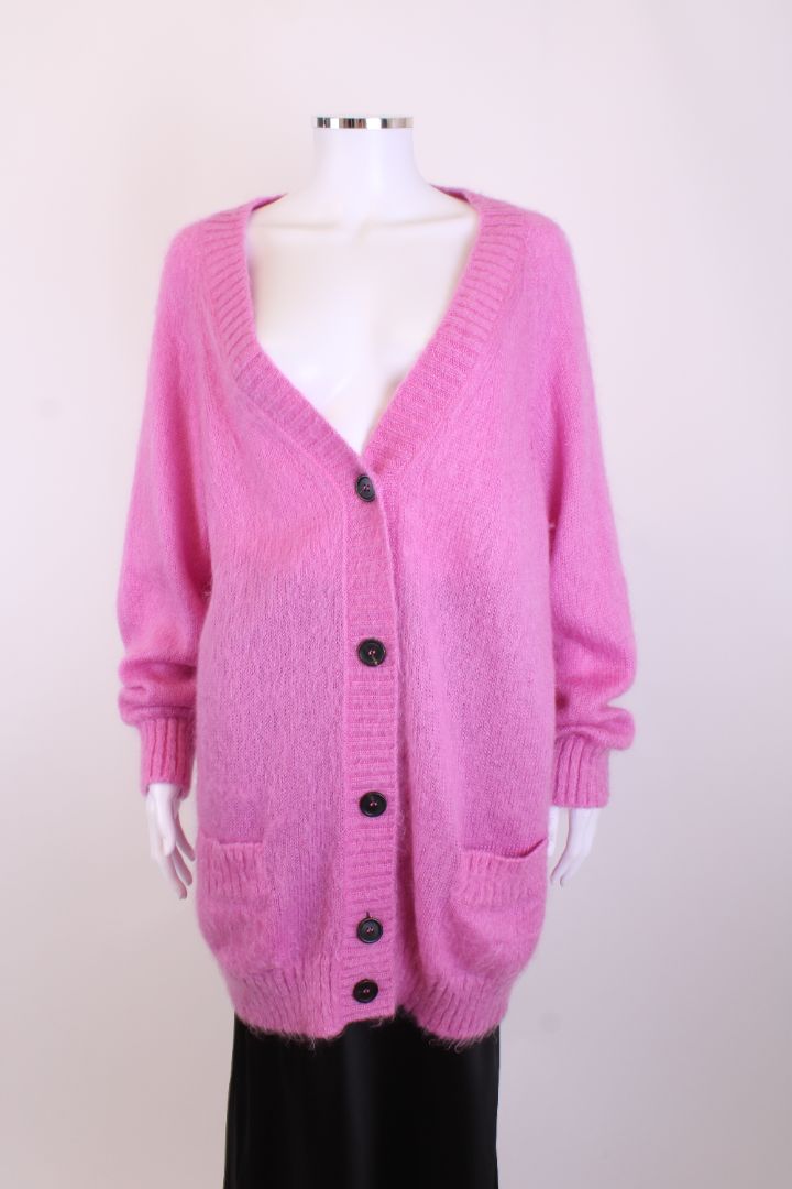 Prada Handbag L S Cardigan M Pink