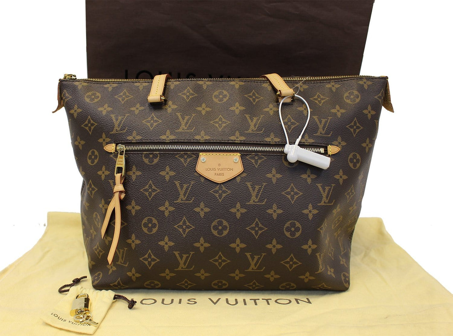Louis Iena Mm Shoulder Bag Canvas Monogram