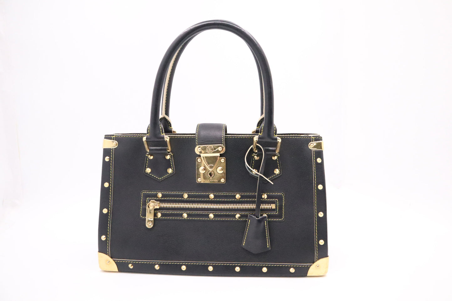 Louis Vuitton Le Fabuleux Suhali Leather Black Handbag