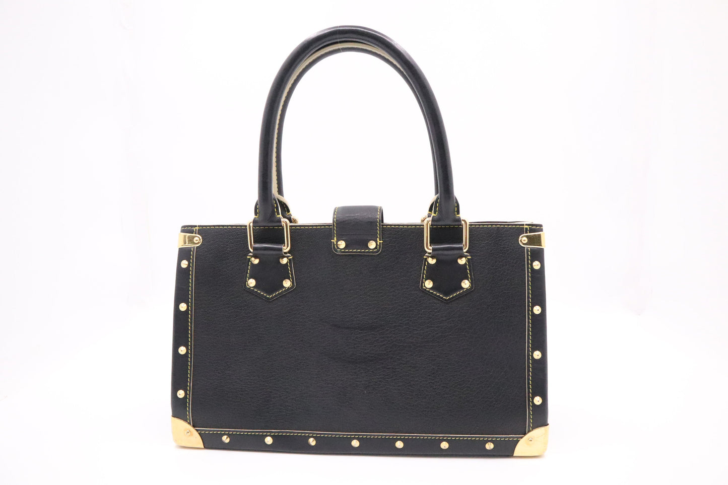 Louis Vuitton Le Fabuleux Suhali Leather Black Handbag