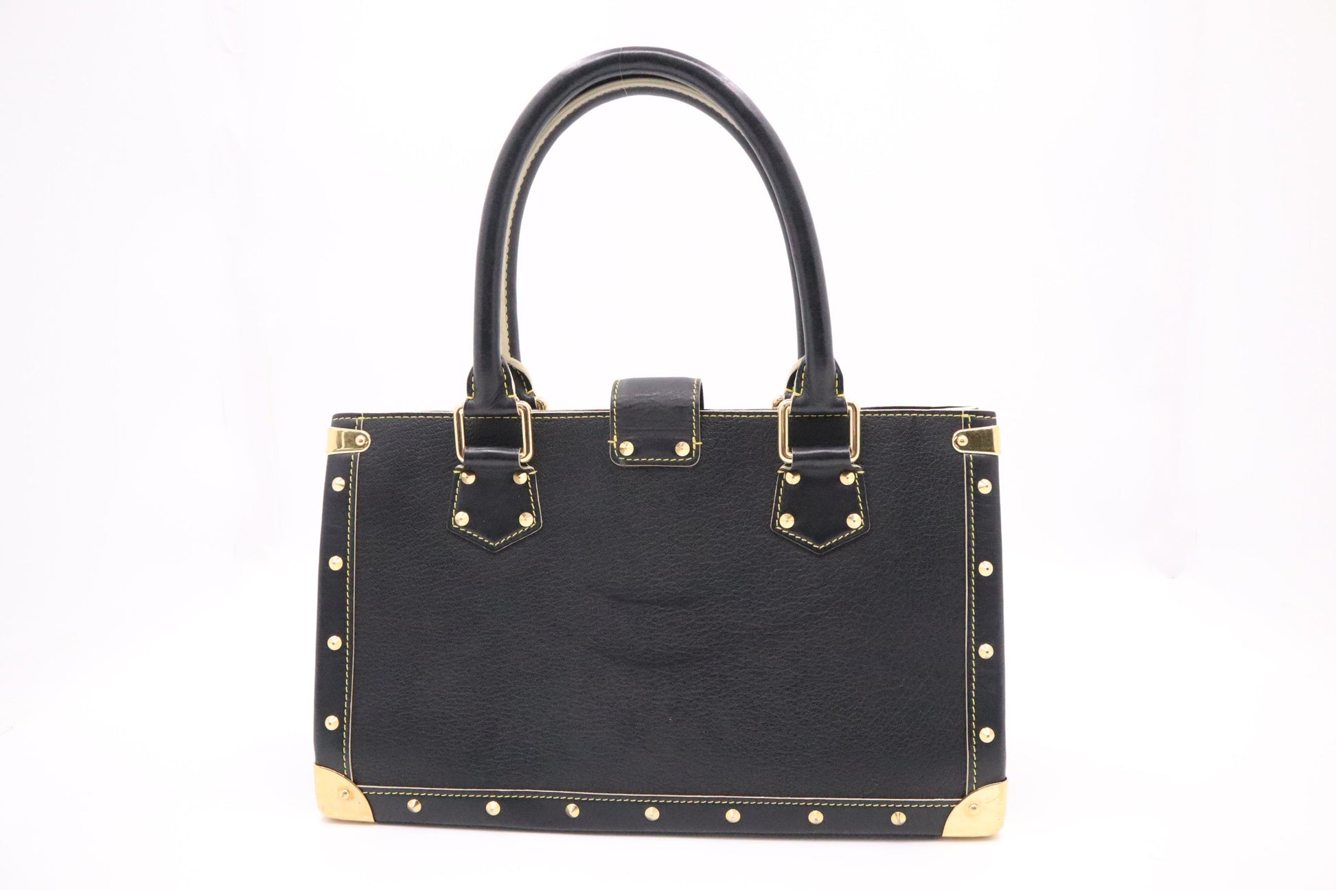 Louis Vuitton Le Fabuleux Suhali Leather Black Handbag
