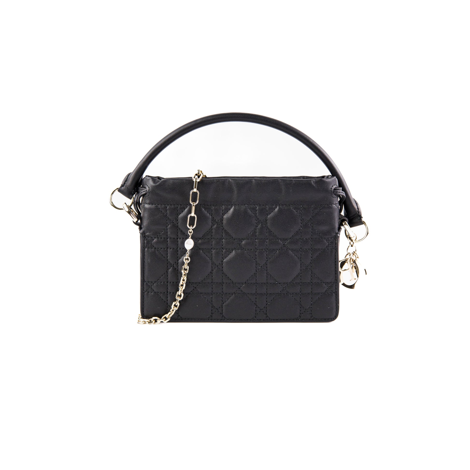 Dior Christian Milly Crossbody Bag Black