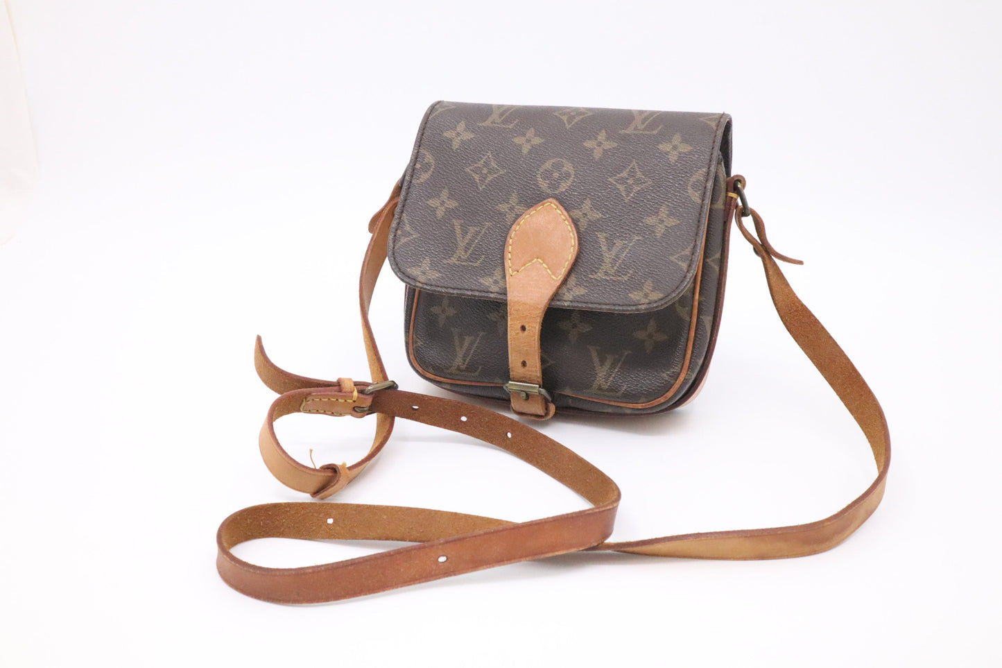 Louis Vuitton Cartouchiere PM Monogram Canvas Handbag