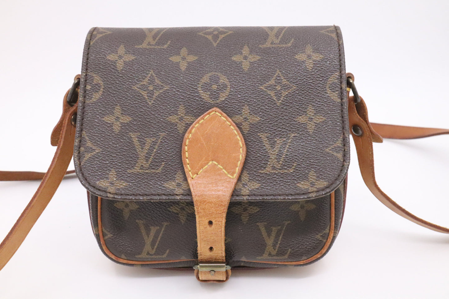 Louis Vuitton Cartouchiere PM Monogram Canvas Handbag