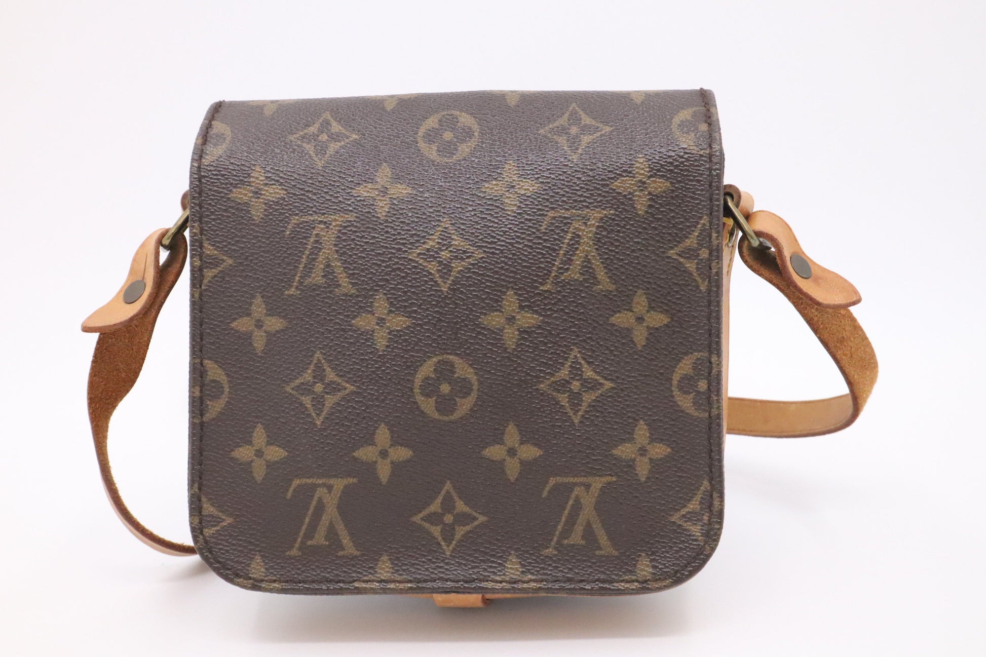 Louis Vuitton Cartouchiere PM Monogram Canvas Handbag