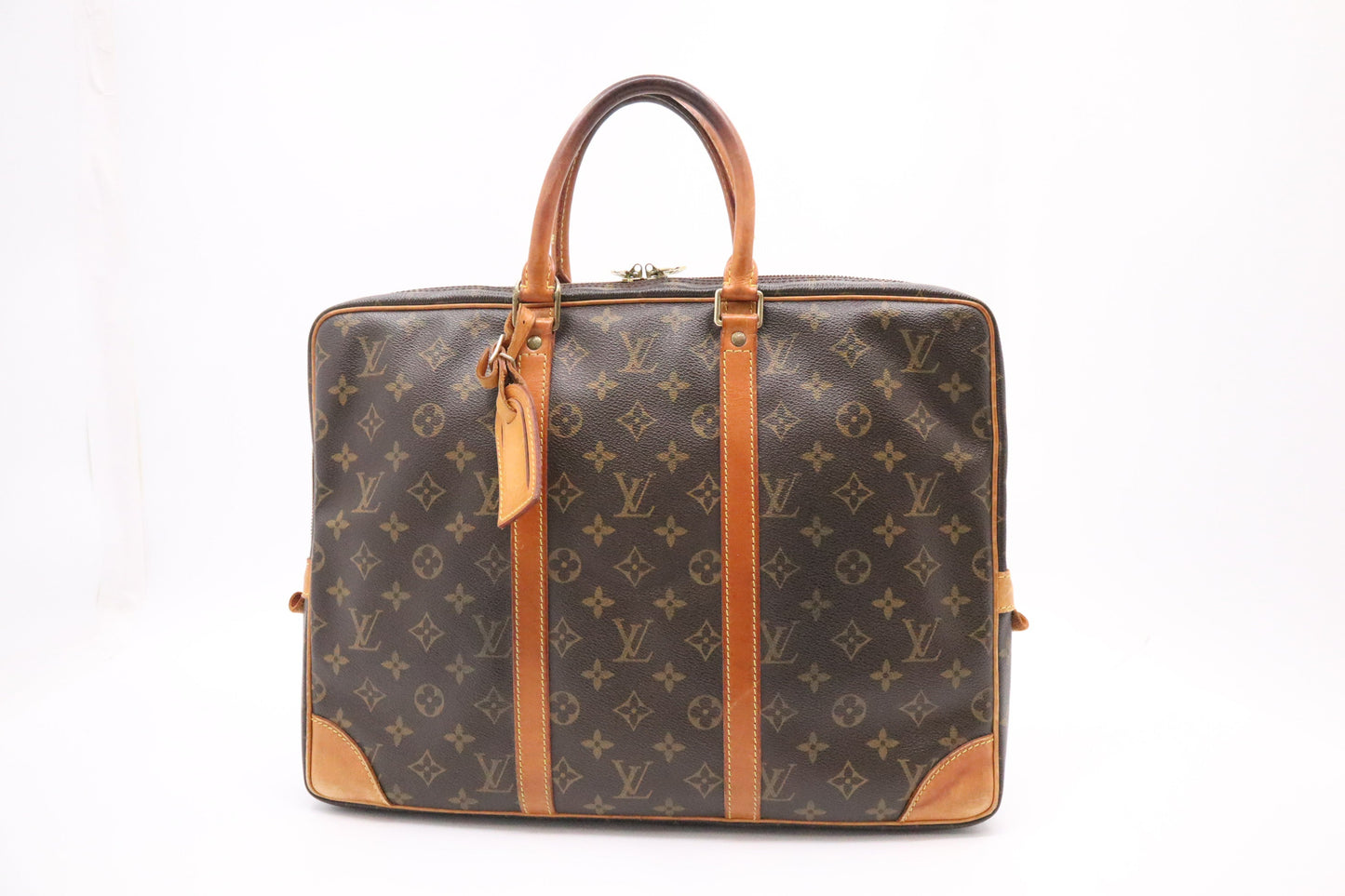 Louis Vuitton Porte Document Voyage Monogram Canvas Handbag