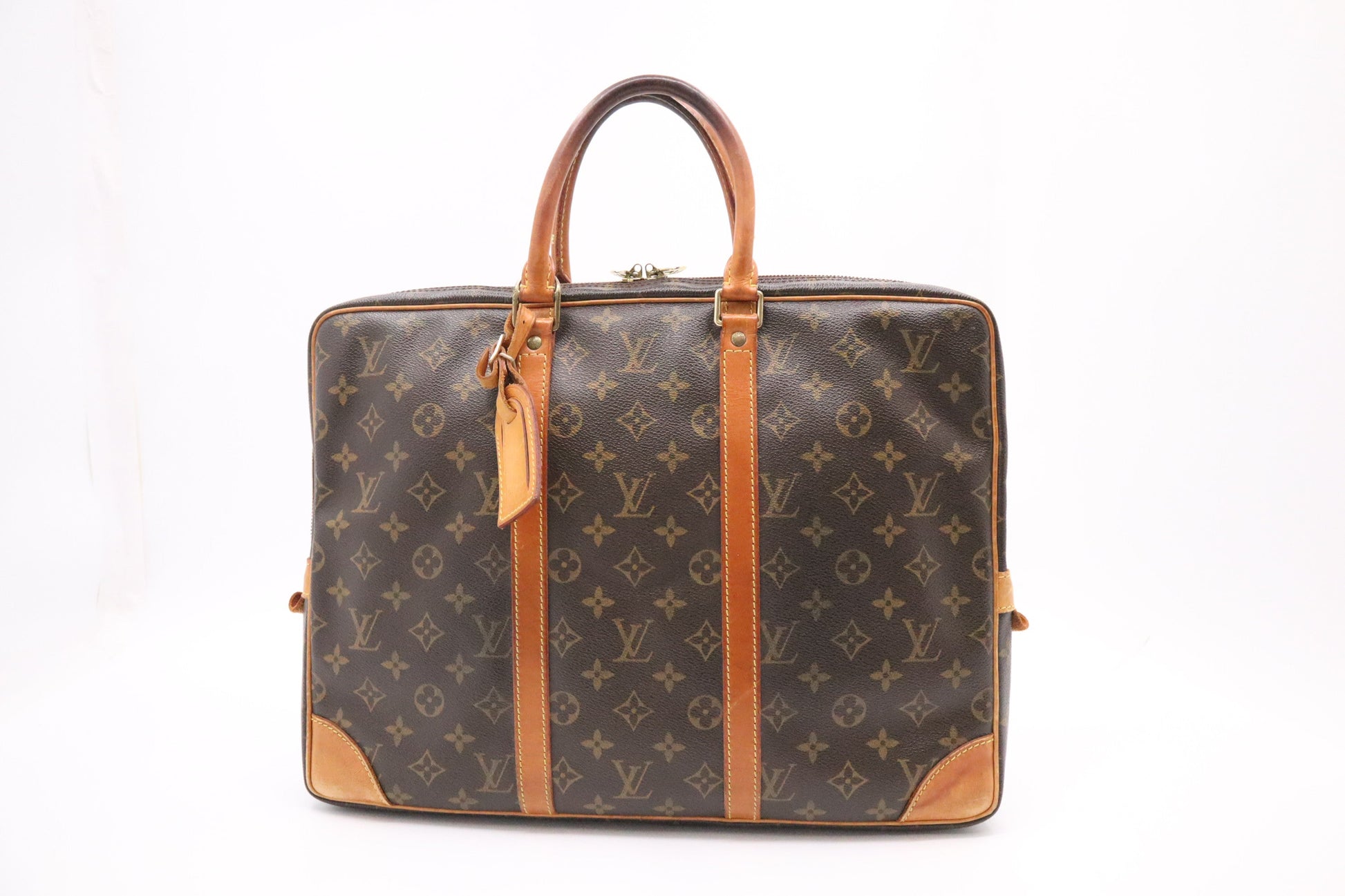 Louis Vuitton Porte Document Voyage Monogram Canvas Handbag