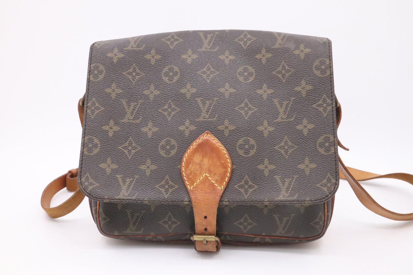 Louis Vuitton Cartouchiere GM Monogram Canvas Handbag Canvas 2