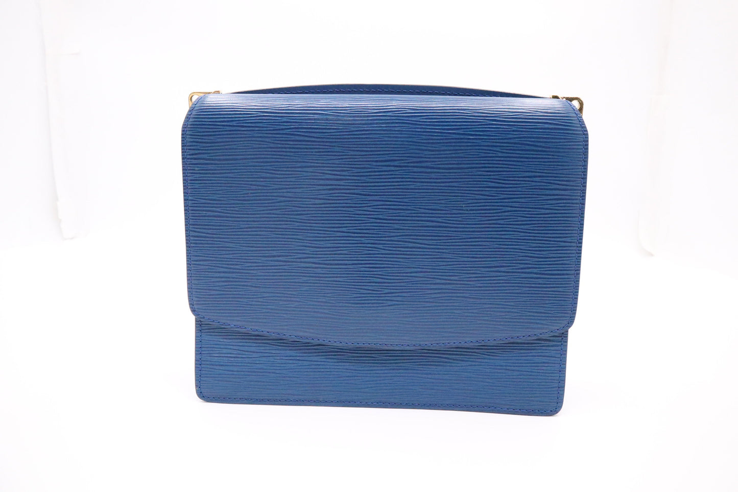 Louis Vuitton Grenelle Epi Leather Blue Handbag