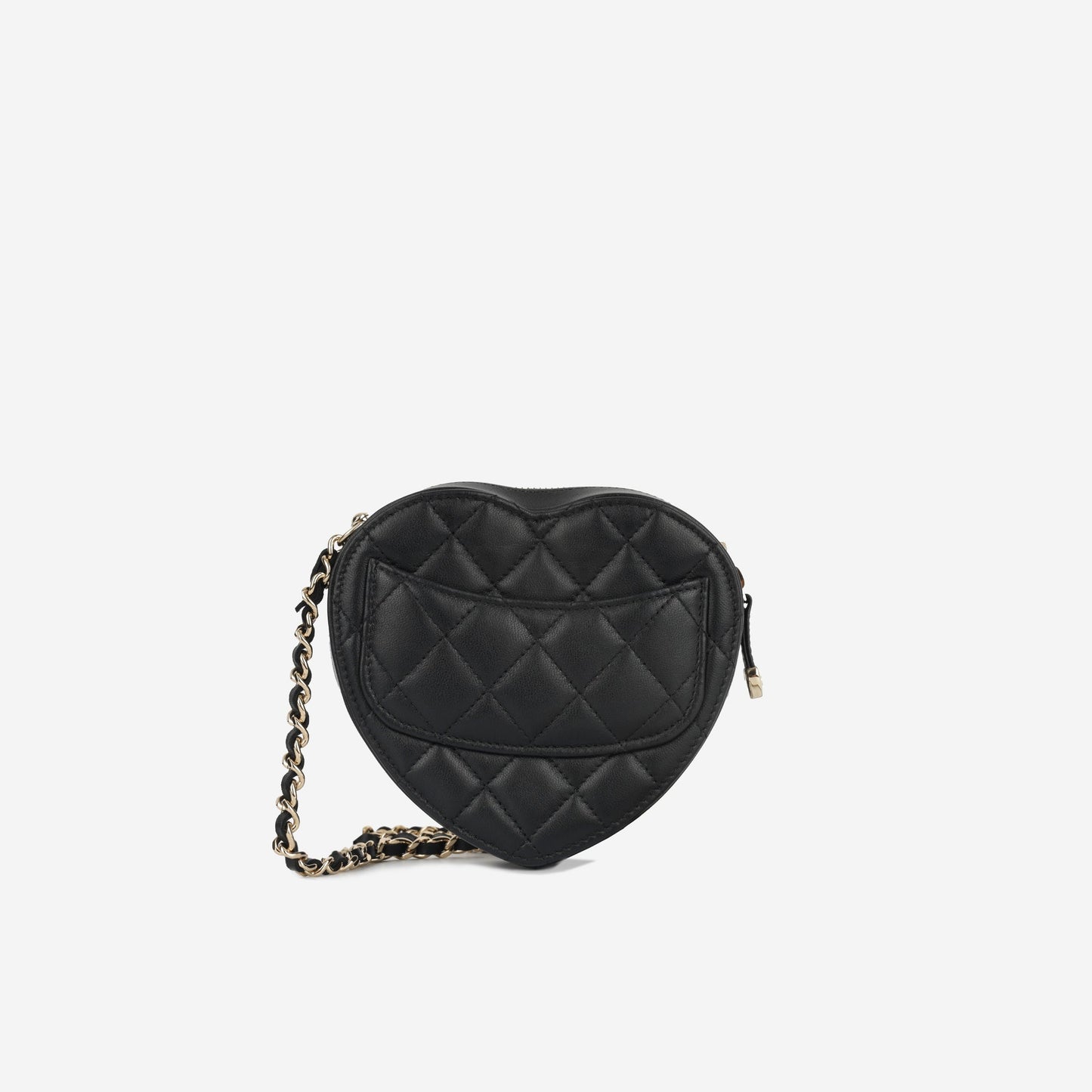 Chanel Small Heart Bag - Black