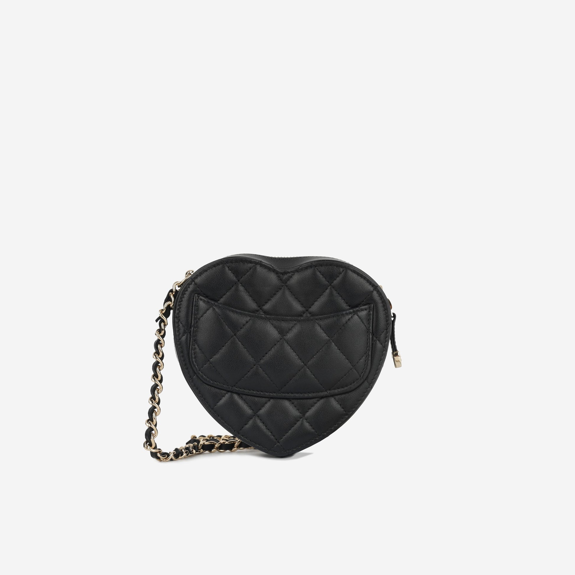 Chanel Small Heart Bag - Black