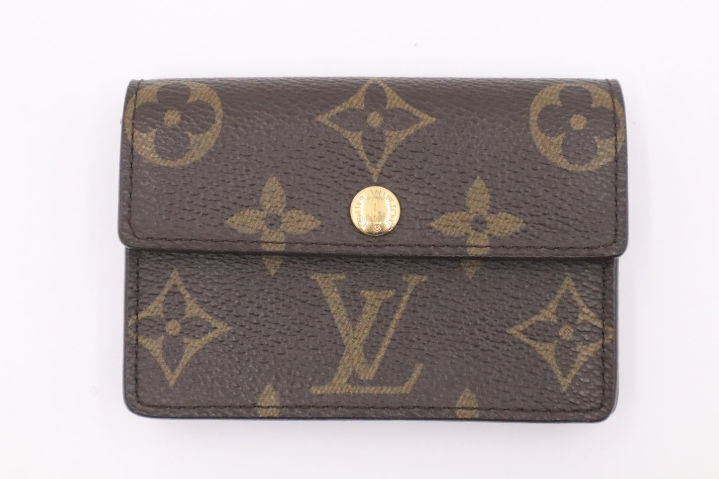 Louis Vuitton Porte Monnaie Accordion Monogram Canvas Wallet Case