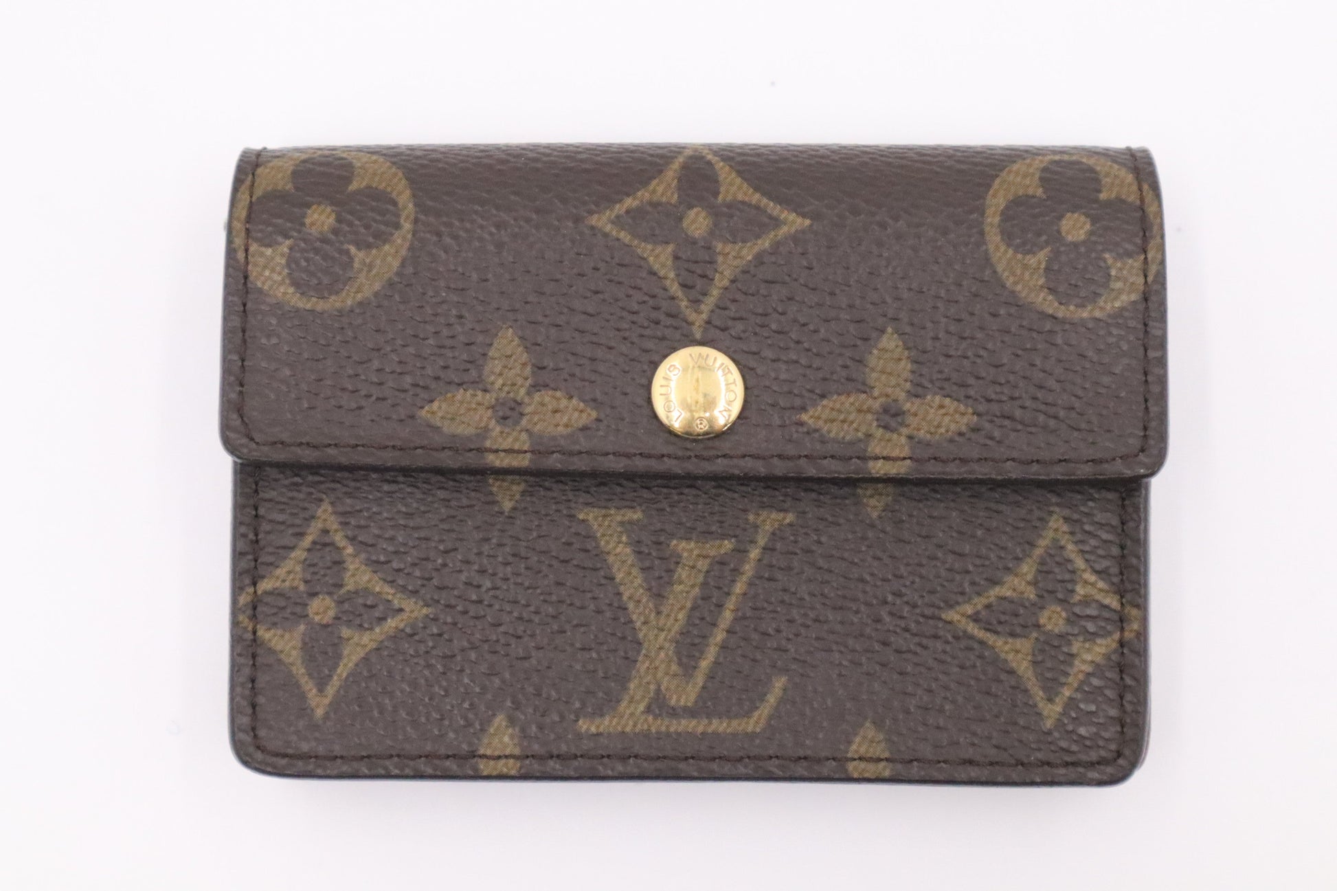 Louis Vuitton Porte Monnaie Accordion Monogram Canvas Wallet Case